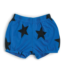 Kid | Star Yoga Shorts | Blue