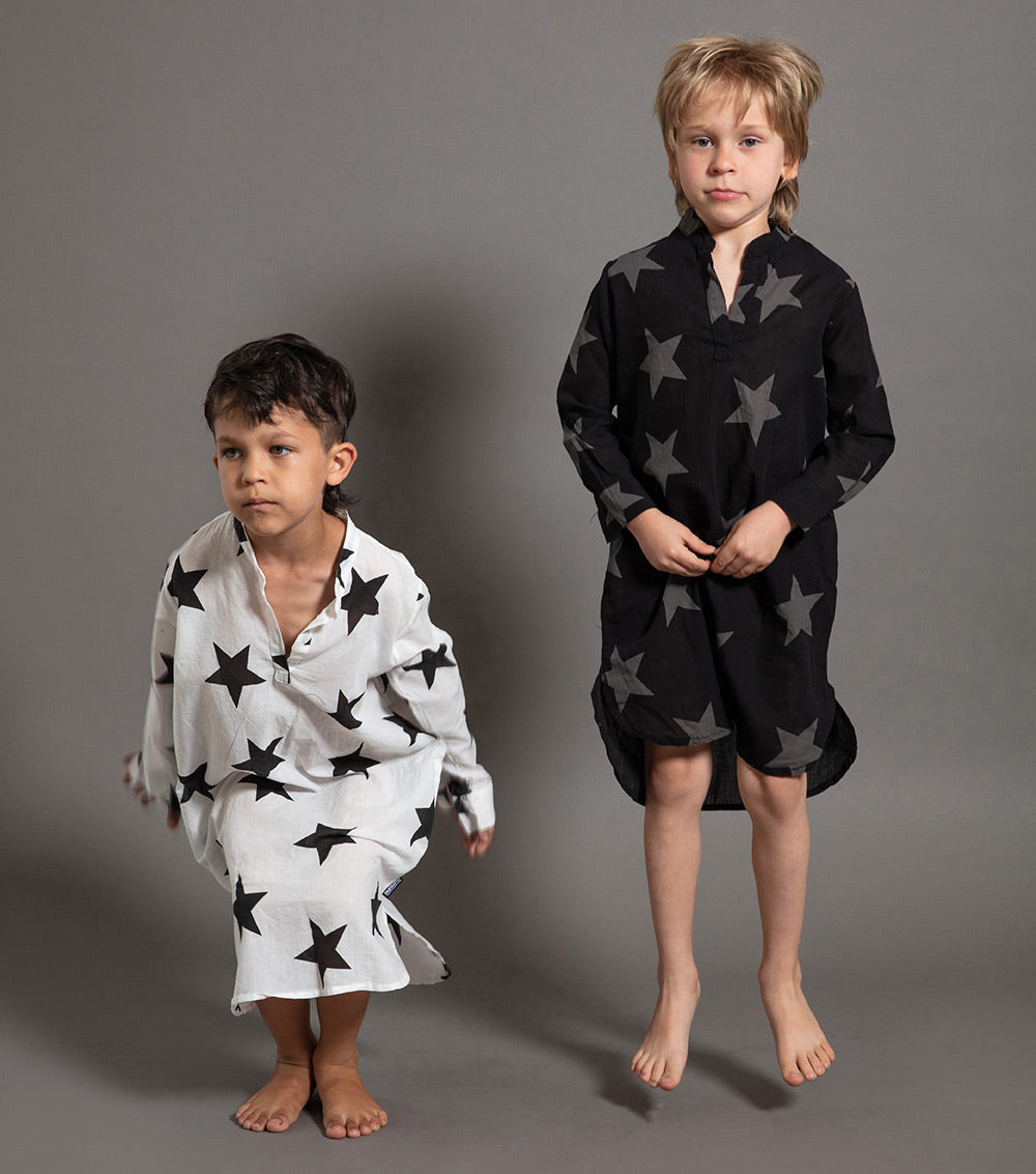 Kid | Star Kaftan | Black