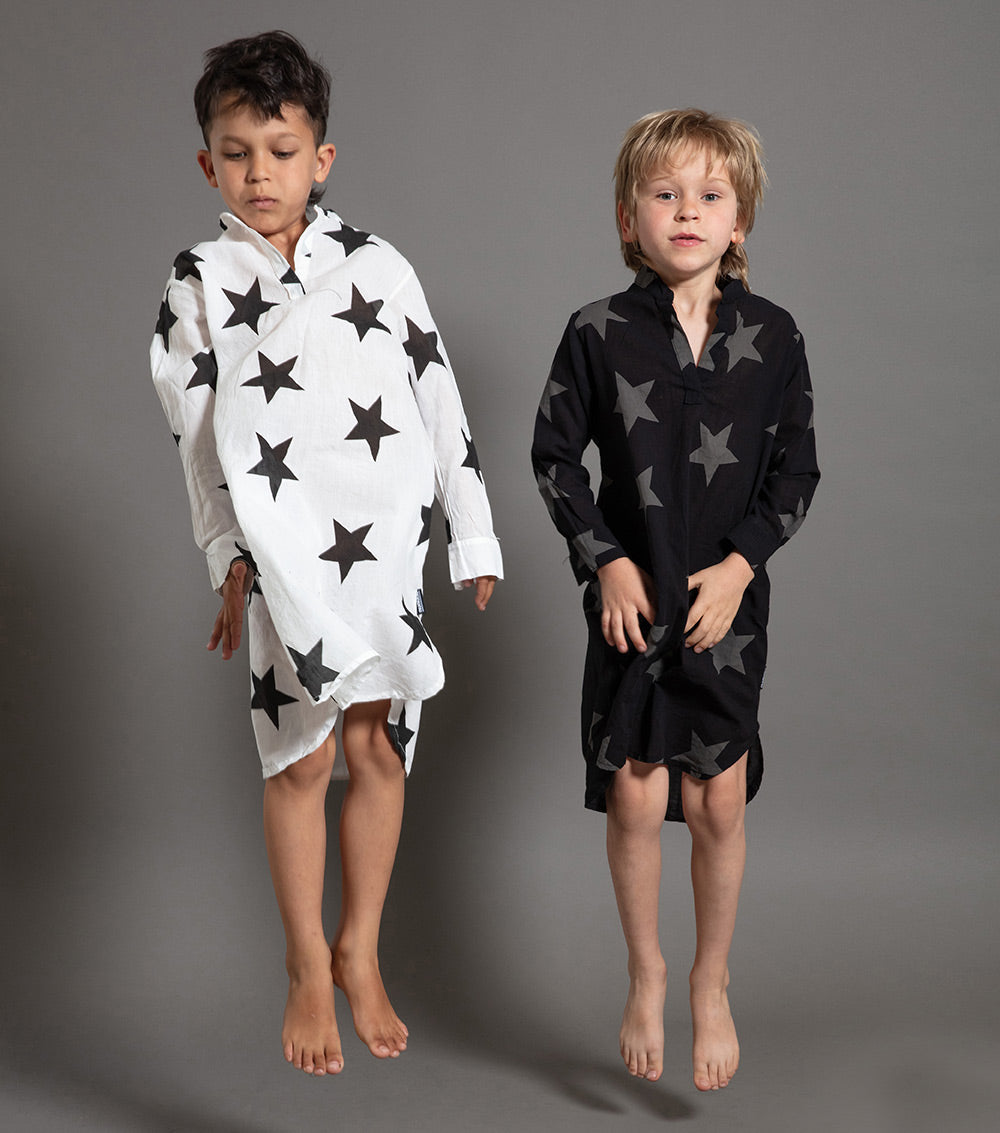 Kid | Star Kaftan | Black