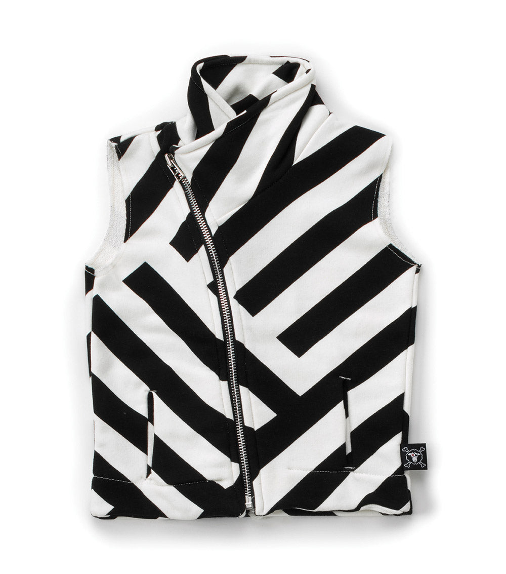 Kid | Striped Vest | Black