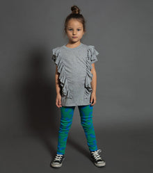 Kid | Ruffled T-Shirt | Heather Grey