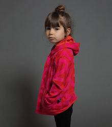 Kid | Numbered Zip Hoodie | Red