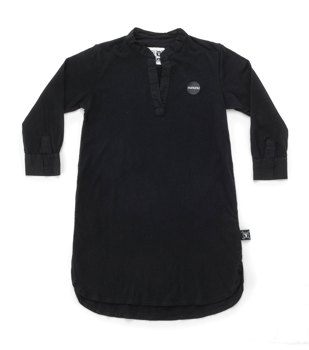 Kid | Solid Kaftan | Black (V2)
