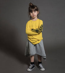 Kid | Layered Skirt | Heather Grey (V2)