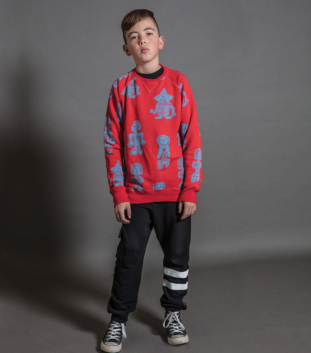 Kid | Cargo Sweatpants | Black