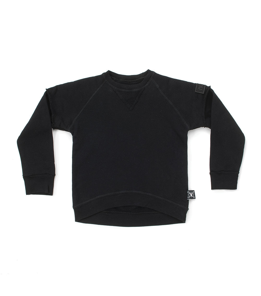Kid | Twofer Sweatshirt | Black