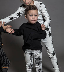 Kid | Tribal Dancers Leggings | White