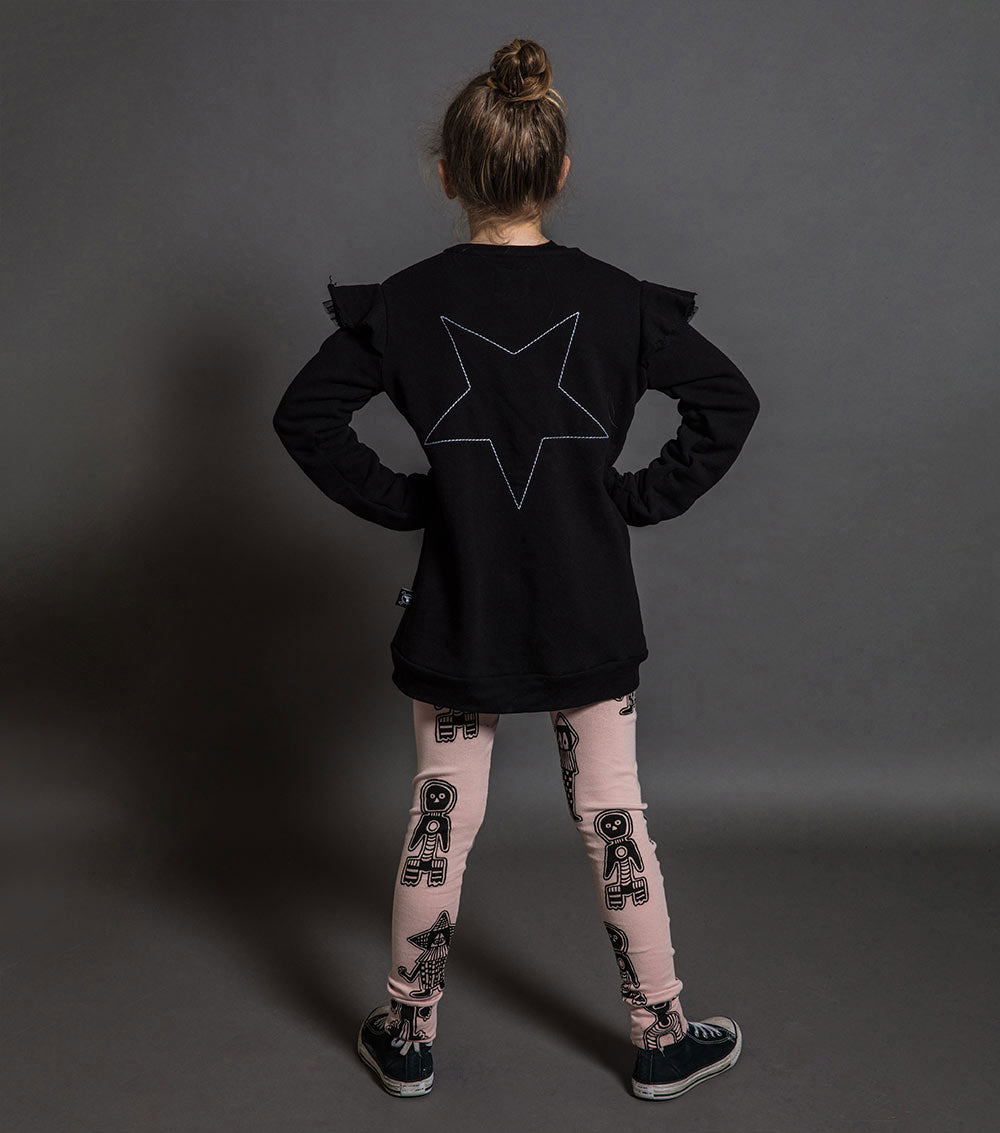 Kid | Tribal Dancers Leggings | Powder Pink