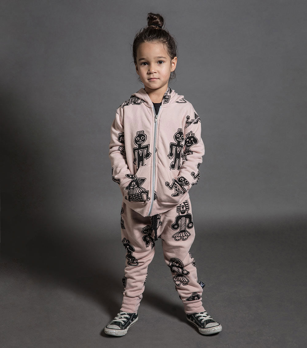 Kid | Tribal Dancers Baggy Pants | Powder Pink