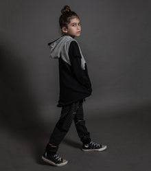 Kid | Hooded Vest | Black