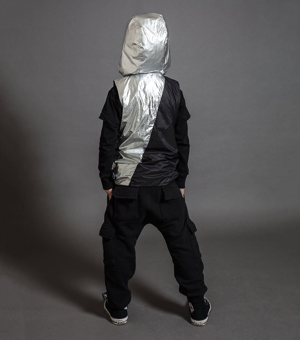 Kid | Side Pocket Sweatpants | Black