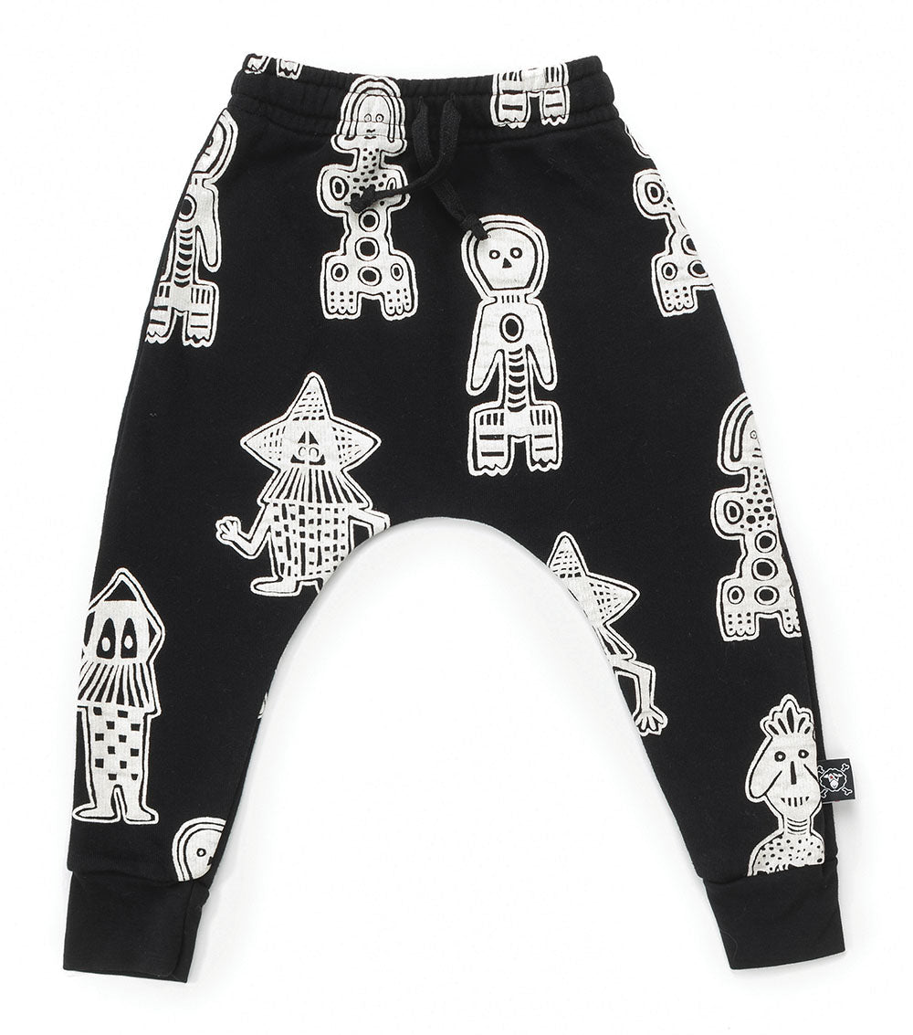 Kid | Tribal Dancers Baggy Pants | Black
