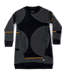 Kid | Spiral A Dress | Black