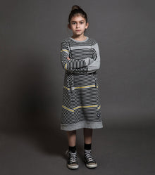 Kid | Spiral A Dress | Heather Grey