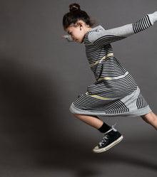 Kid | Spiral A Dress | Powder Pink