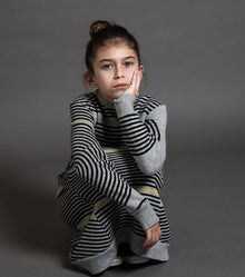 Kid | Spiral A Dress | Heather Grey