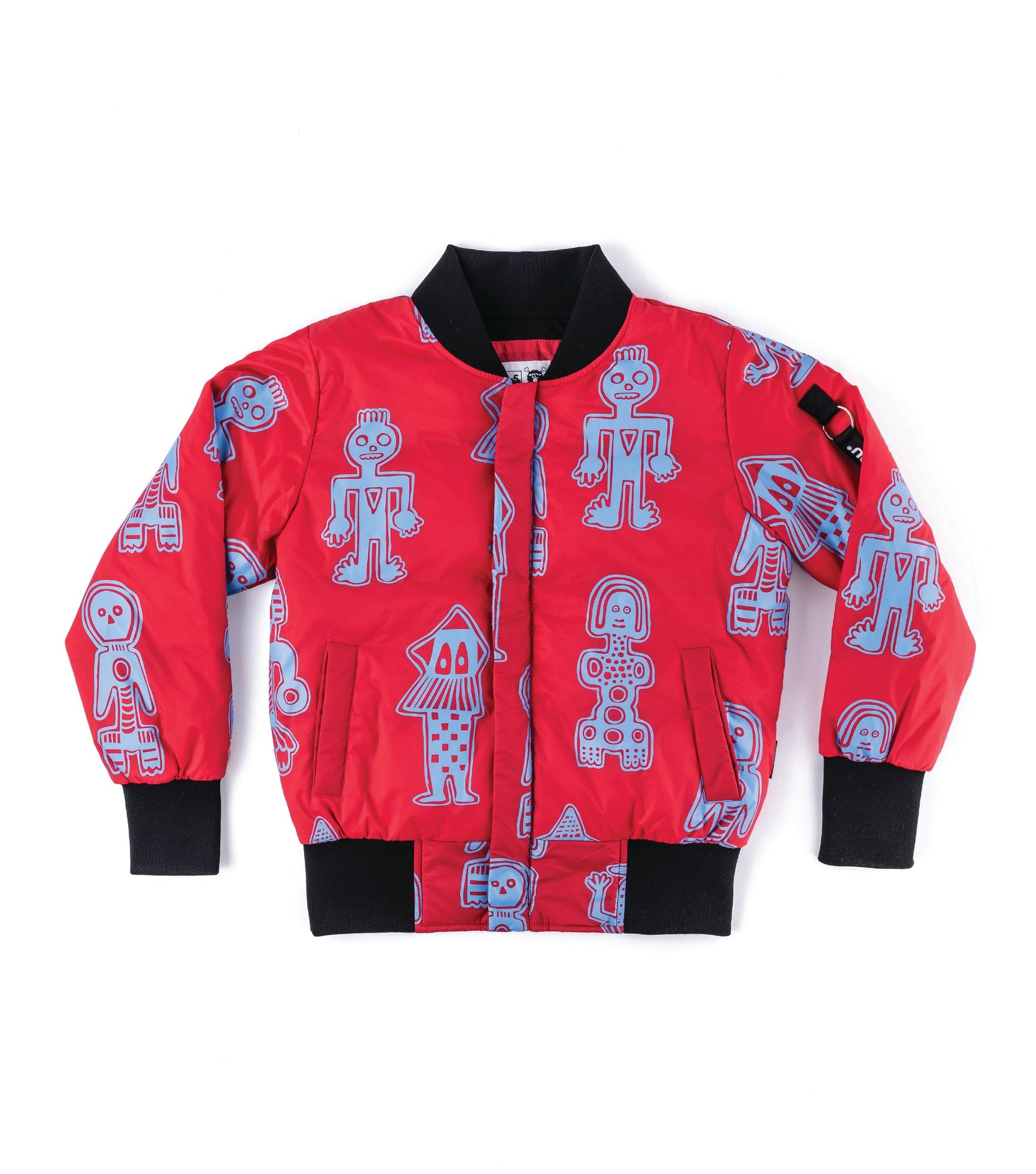 Kid | Tribal Dancers Bomber Jacket | Red