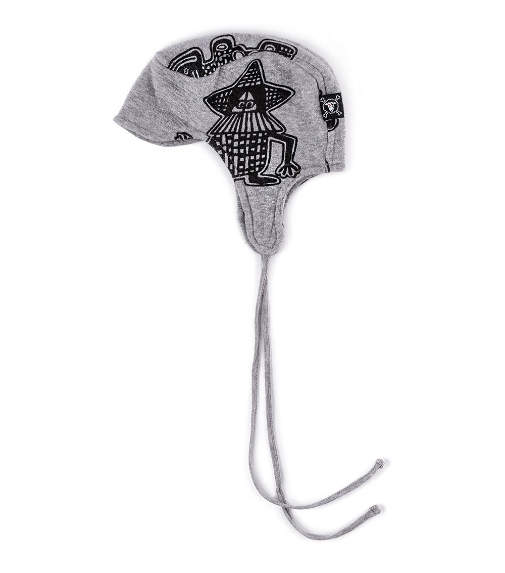 Kid | Tribal Dancers Shapka Hat | Heather Grey
