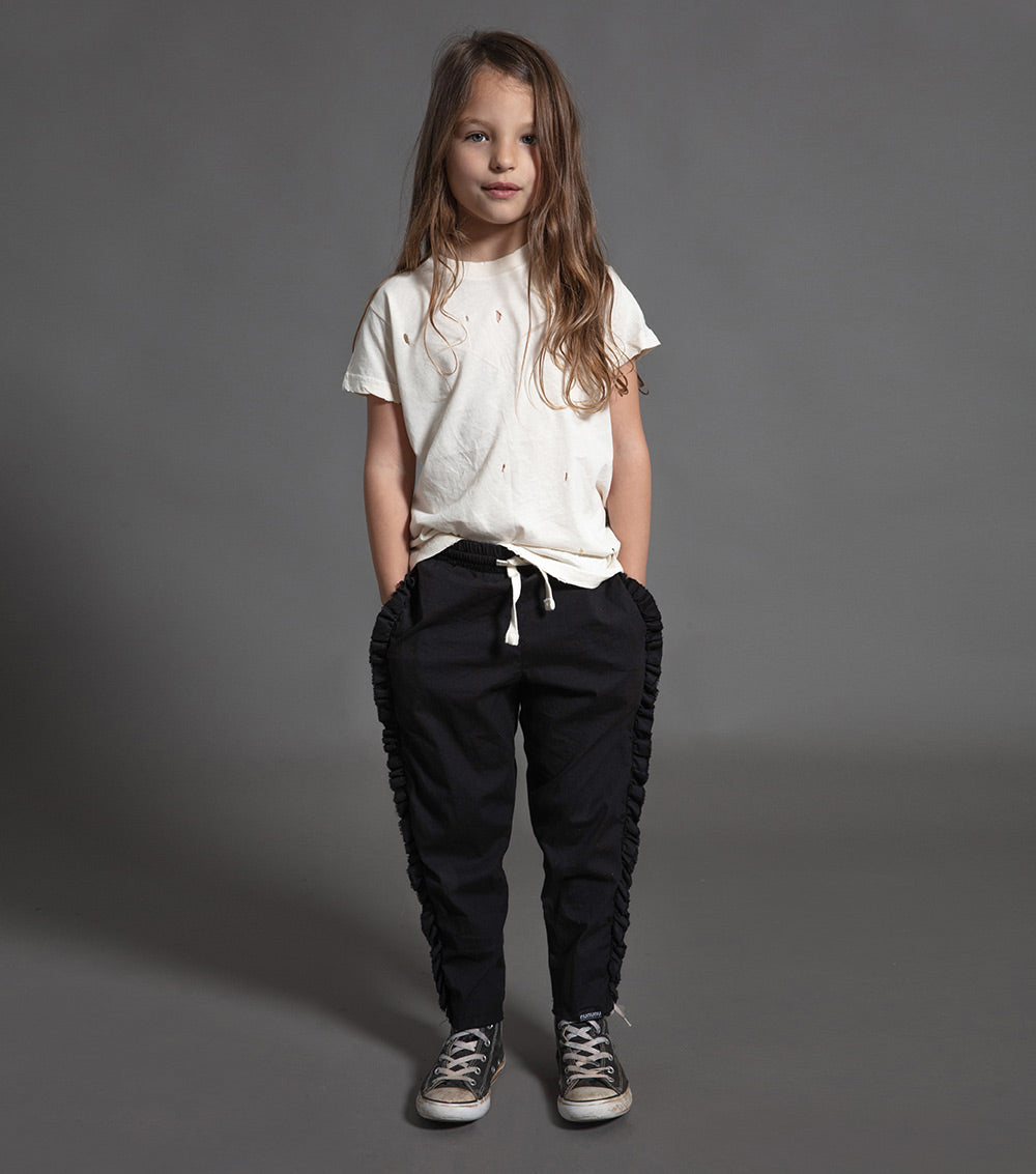 Kid | Hand Torn Deconstructed T-Shirt | Natural