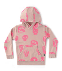 Kid | Rowdy Masks Warm Hoodie | Powder Pink
