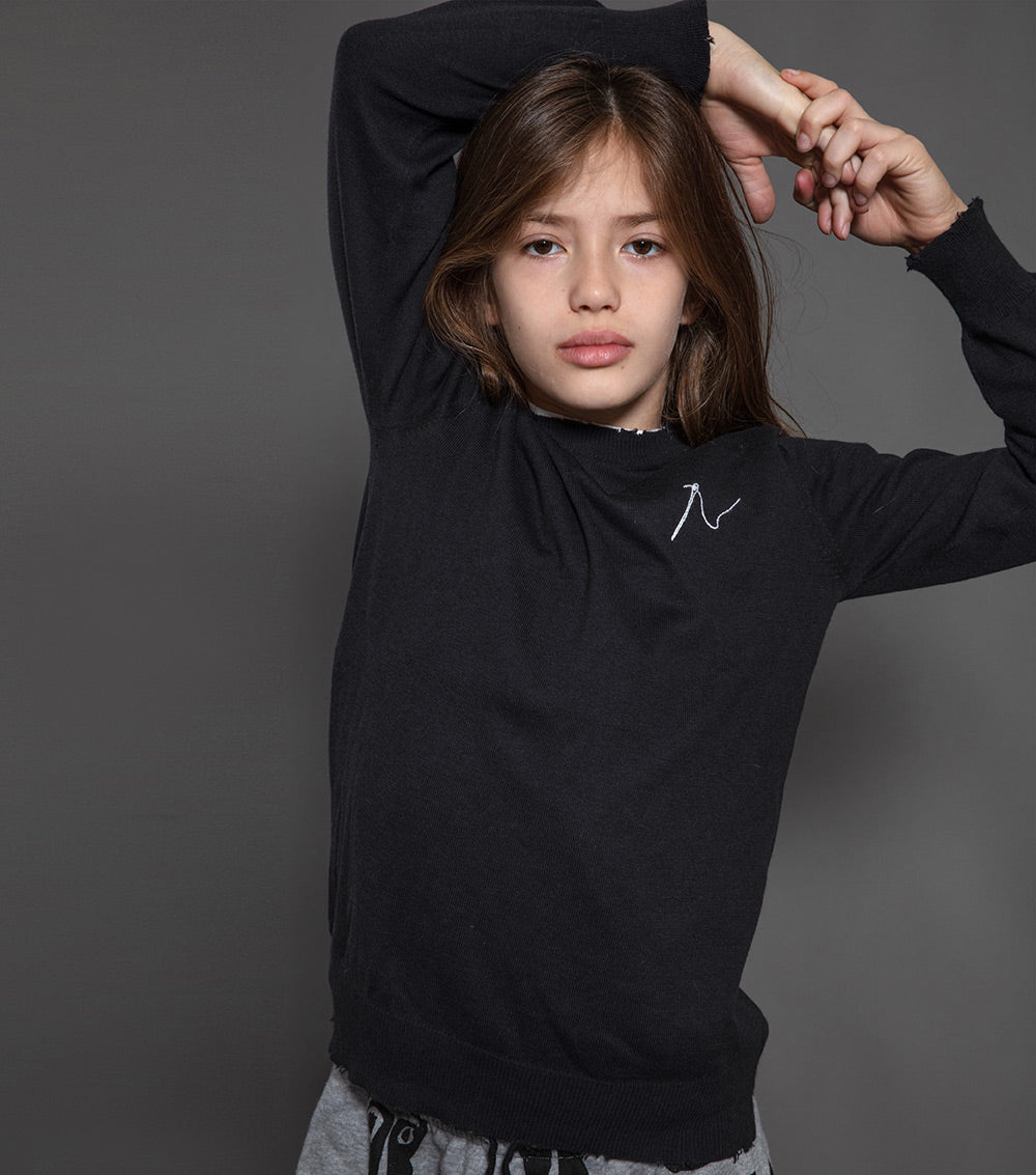Kid | Sewing Kit Knit | Black