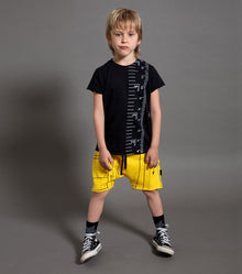 Kid | Sewing Pattern Sweatshorts | Black