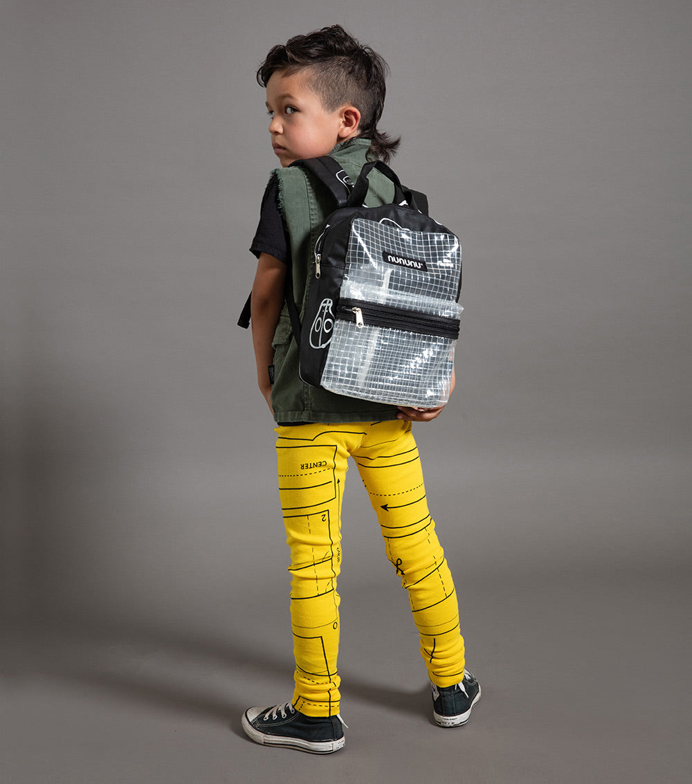 Kid | Sewing Pattern Leggings | Lava Yellow