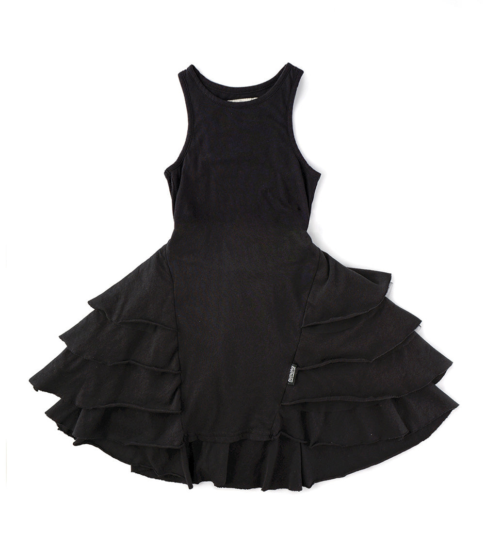 Kid | Fancy Layered Dress | Black