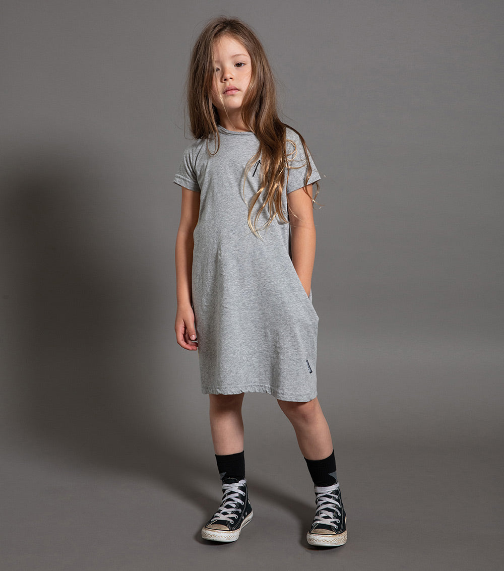 Kid | Beginner'S Tailor Kit A Dress | Heather Grey