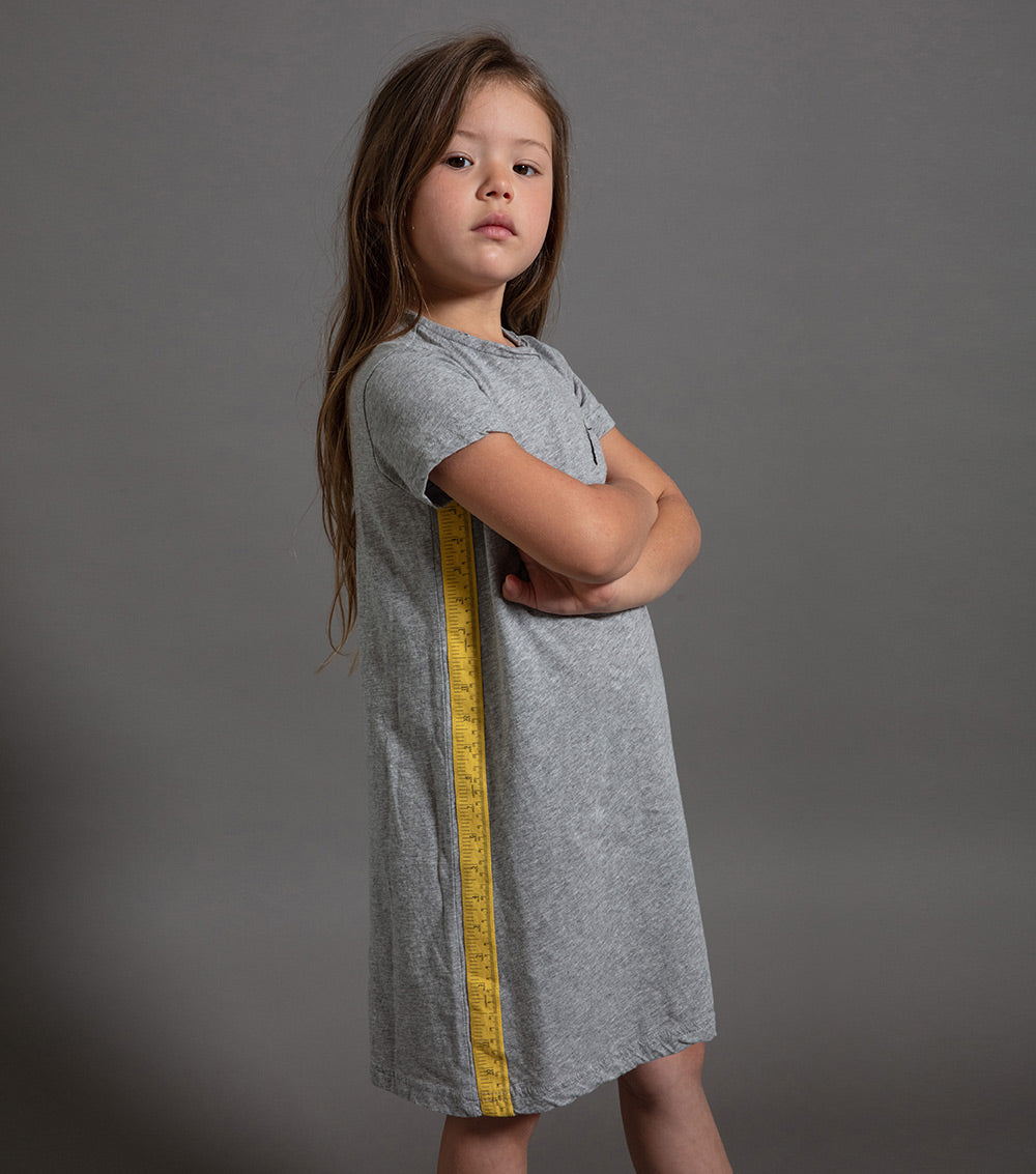 Kid | Beginner'S Tailor Kit A Dress | Heather Grey