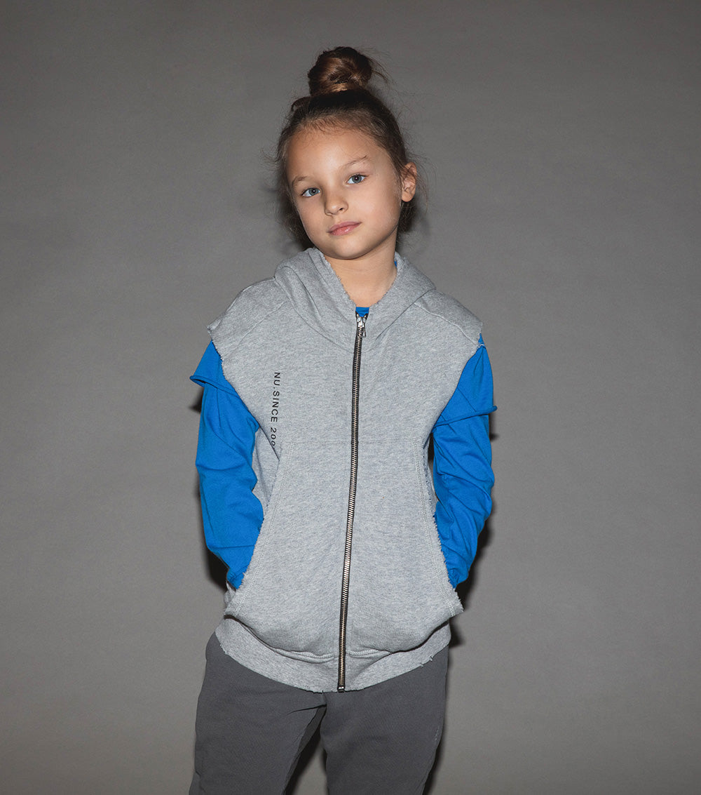 Kid | Minimal Vest | Heather Grey