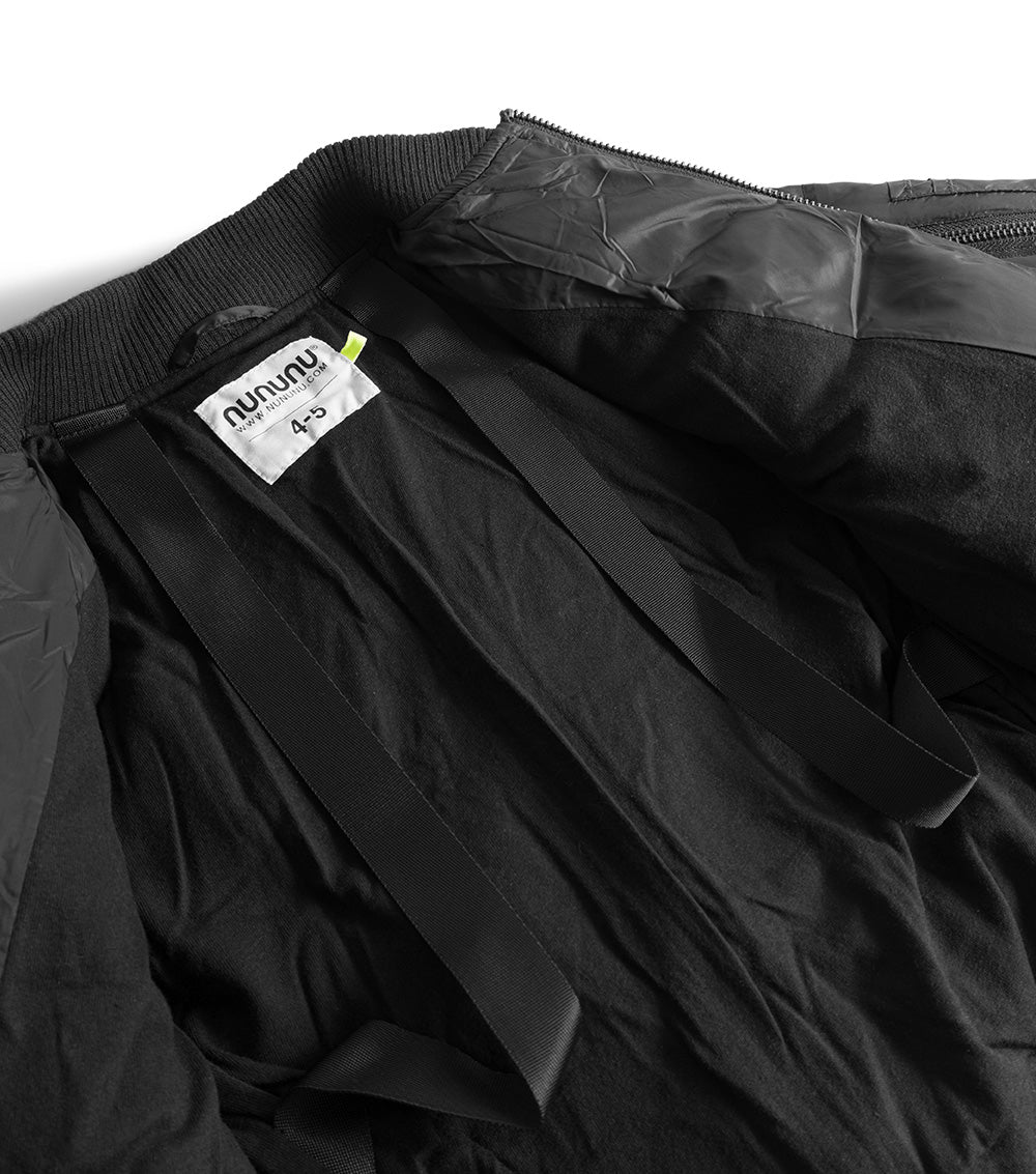 Kid | Sprayed No! Down Bomber Jacket | Black