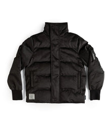Kid | Velvety Down Jacket | Black