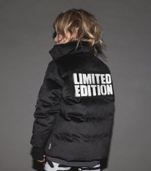 Kid | Velvety Down Jacket | Black