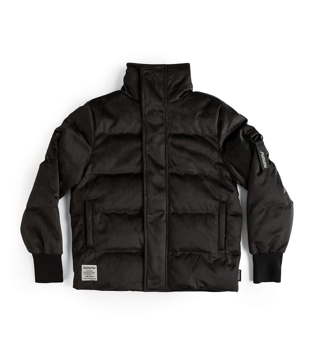 Kid | Velvety Down Jacket | Black