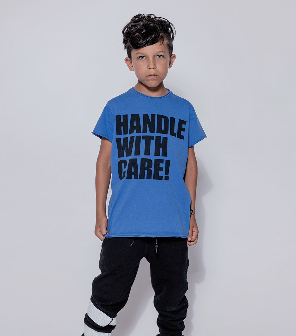 Kid | Handle W/Care T-Shirt | Dusty Heather Grey