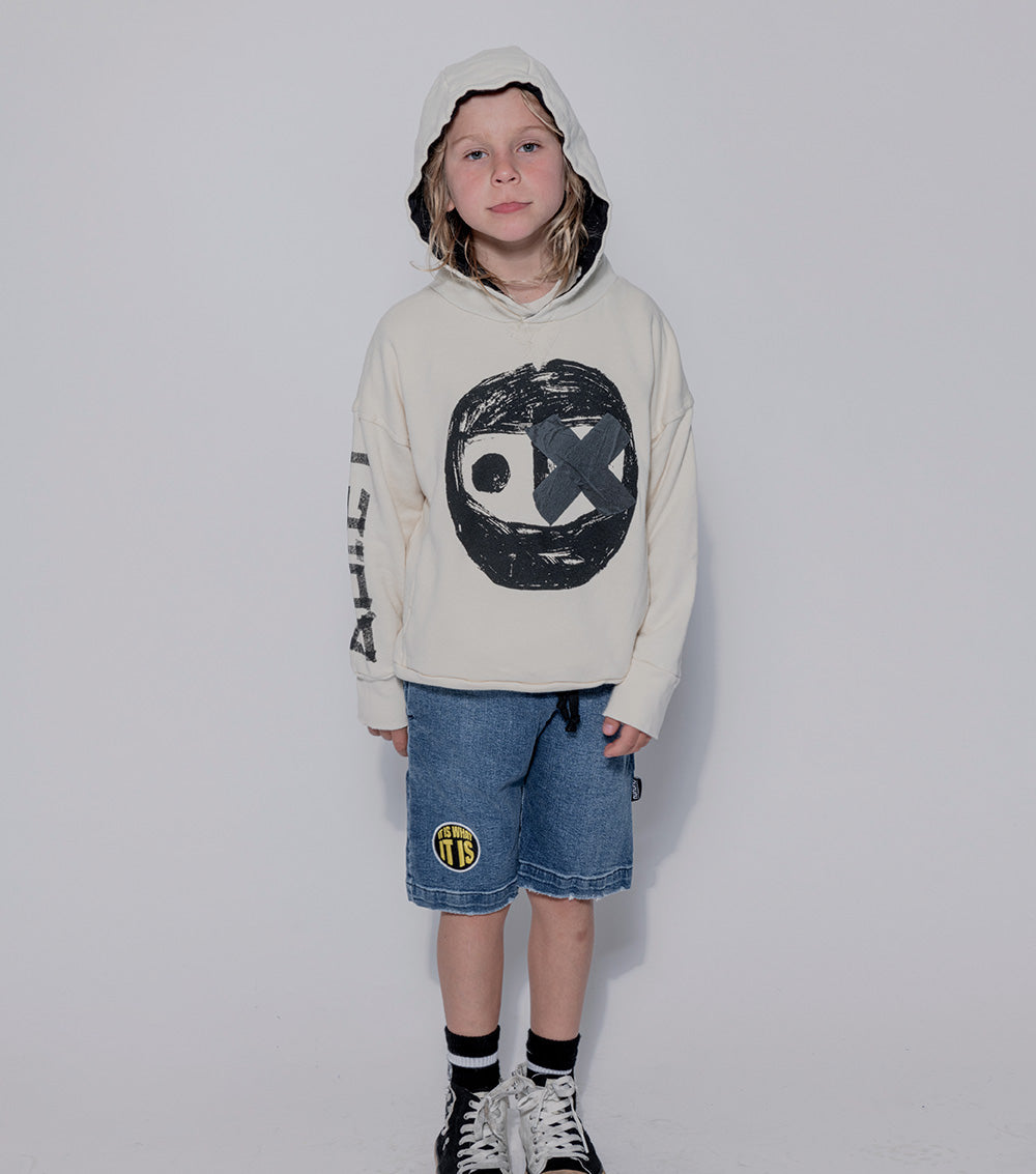 Kid | The Warrior Hoodie | Natural
