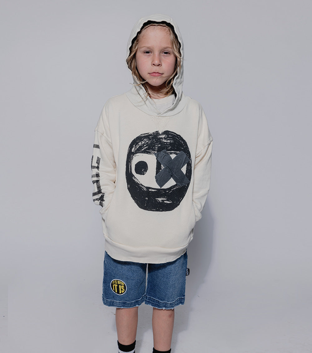 Kid | The Warrior Hoodie | Natural