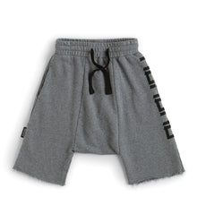 Kid | Nununu Harem Shorts | Dusty Heather Grey