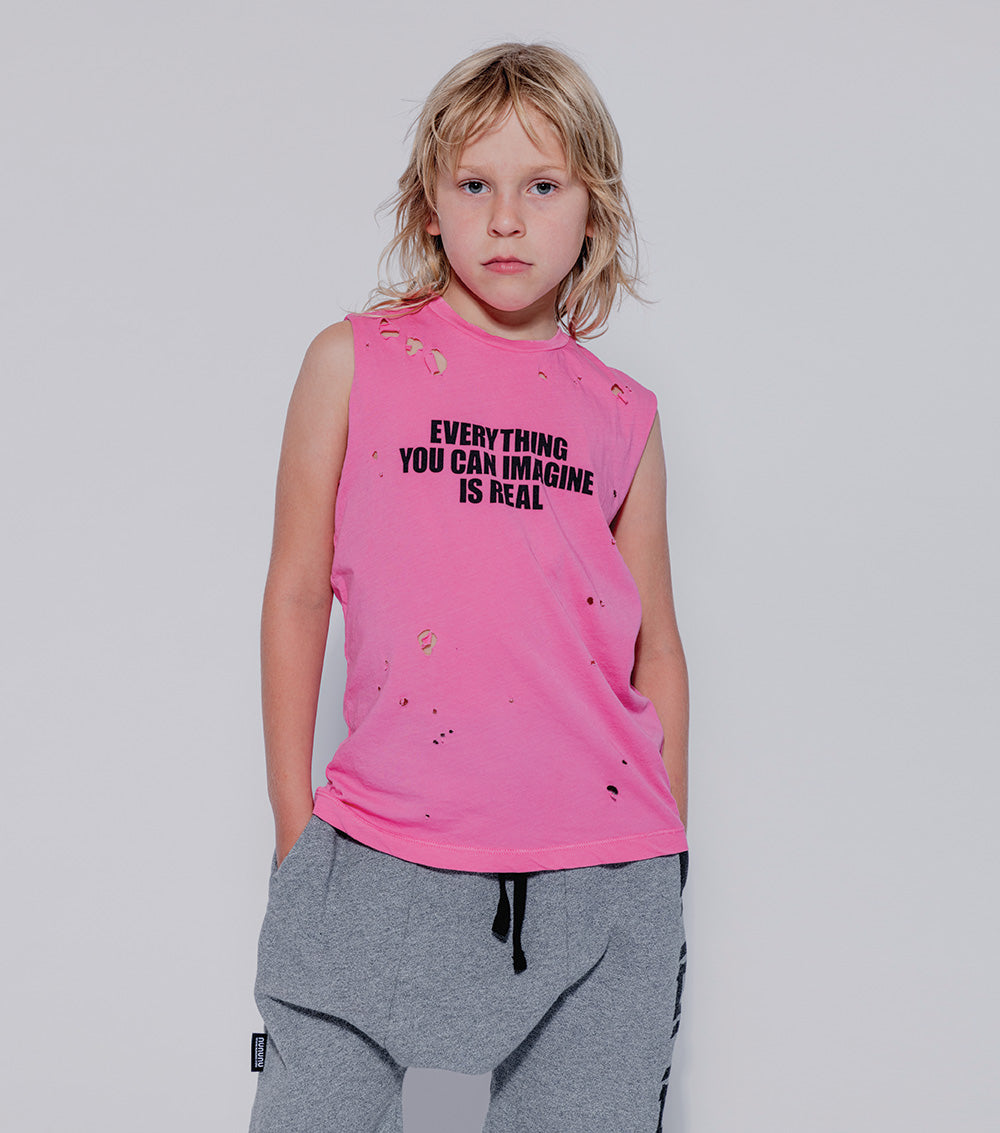 Kid | Nununu Harem Shorts | Dusty Heather Grey