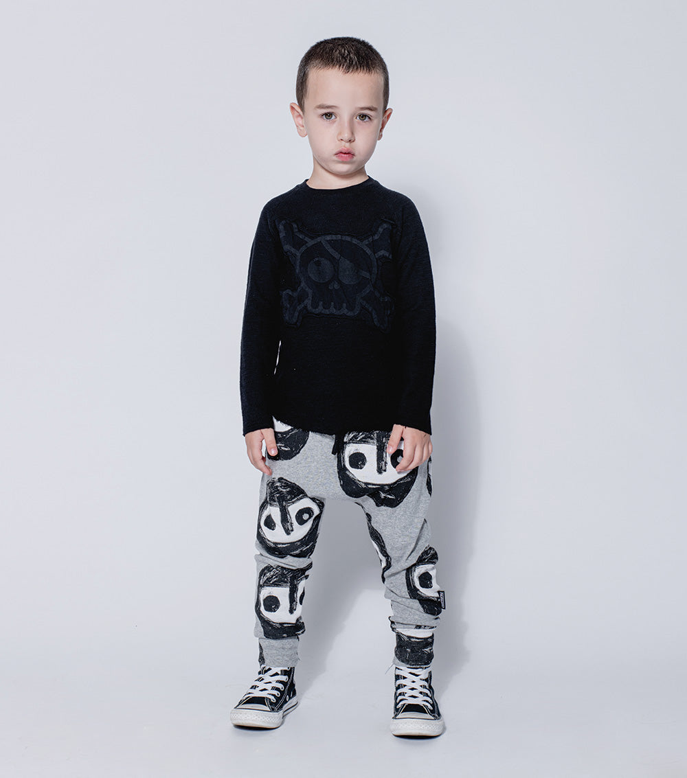 Kid | Light The Warriors Baggy Pants | Red
