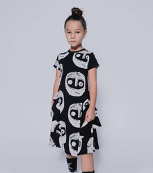 Kid | The Warriors Layered Dress | Black