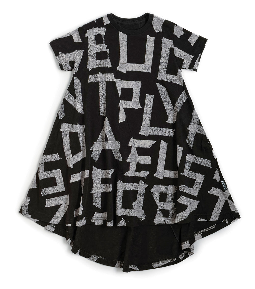 Kid | 360 Masking Tape Dress | Black