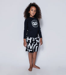Kid | The Warrior Rashguard | Black
