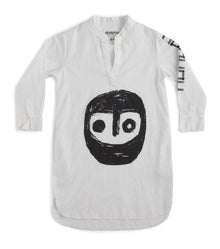 Kid | The Warrior Voile Kaftan | White