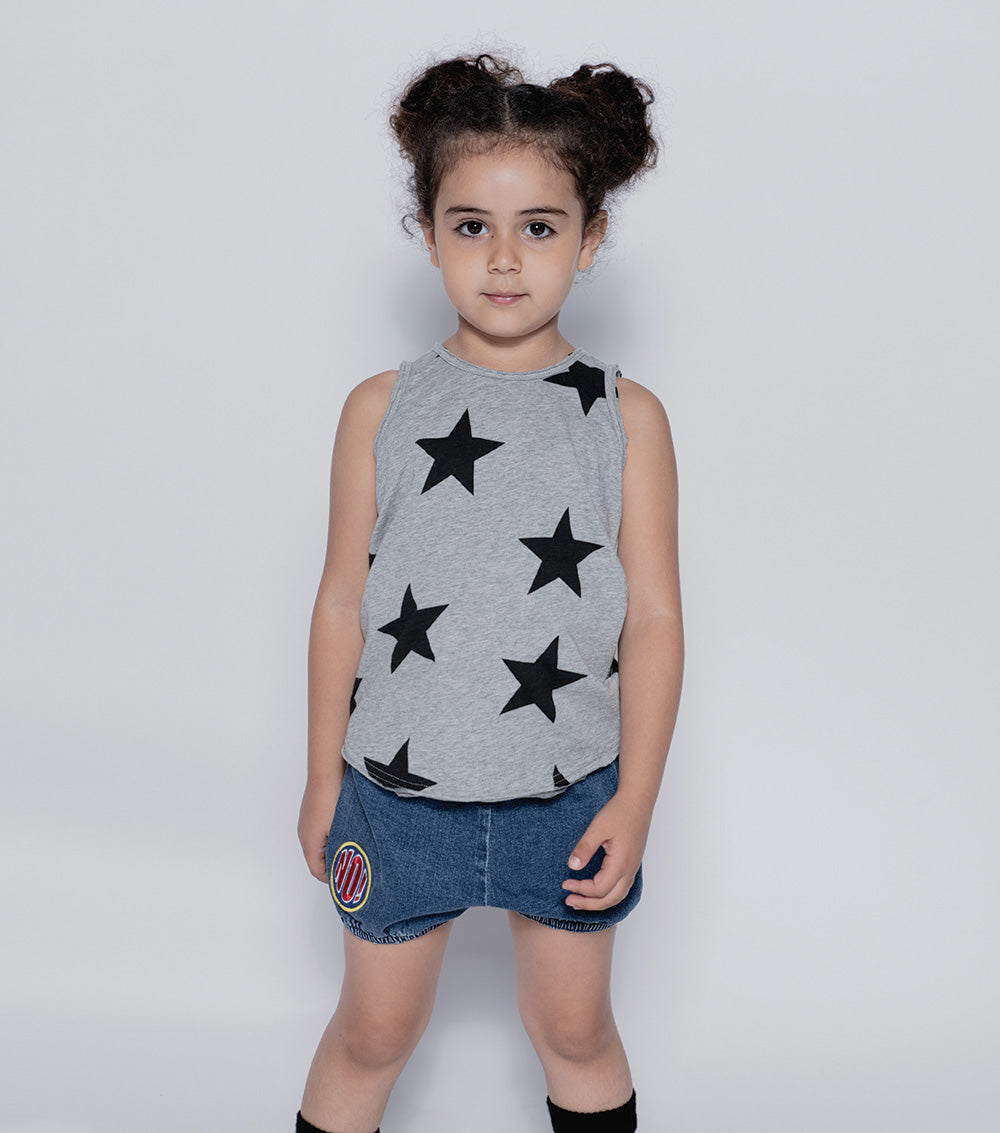 Kid | Denim Yoga Shorts | Denim