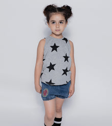 Kid | Denim Yoga Shorts | Denim