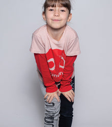 Kid | Nununu Smile Print Shirt | Powder Pink