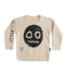 Kid | Nununu Smile Sweatshirt | Natural