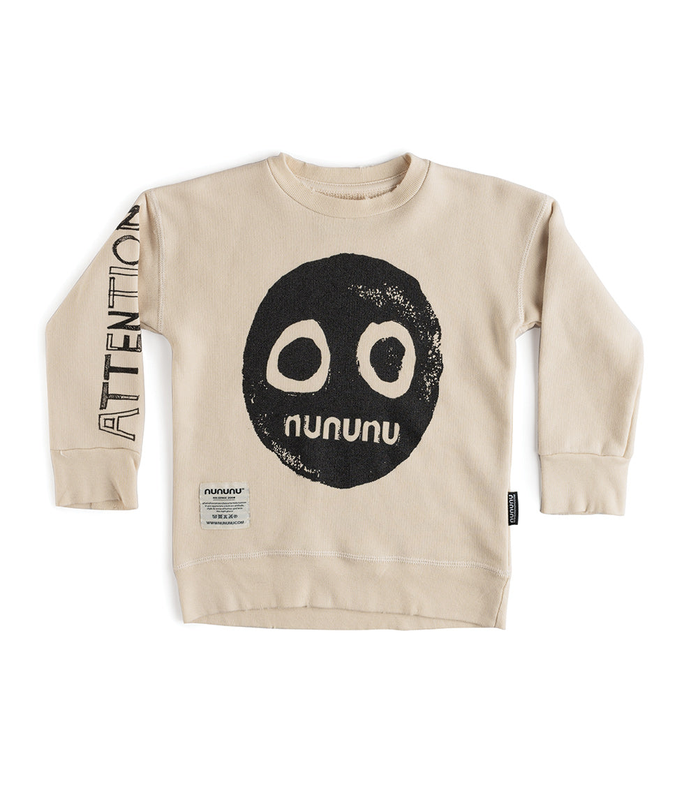Kid | Nununu Smile Sweatshirt | Natural